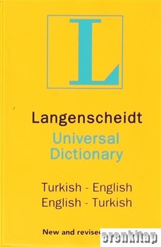 Langenscheidt Universal Sözlüğü Türkçe - İngilizce / İngilizce - Türkç