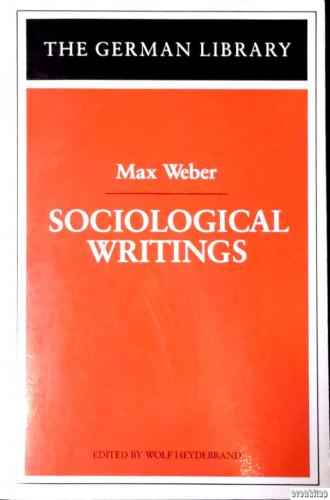 Sociological Writings %10 indirimli Max Weber