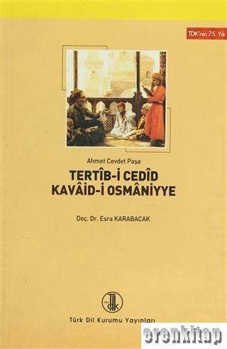 Tertib - i Cedid Kavaid - i Osmaniyye Ahmet Cevdet Paşa