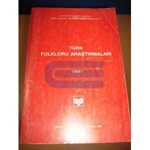 Türk Folkloru Araştırmaları 1988 / 1