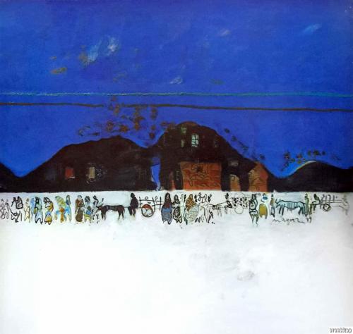 Yörükler, Mustafa Ayaz ( 1938 - .... ) 48x68 cm.