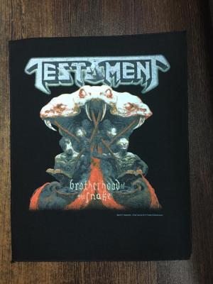 Testament - Brotherhood Of The Snake Backpatch
