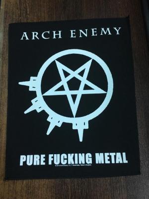 Arch Enemy - Pure Fucking Metal Backpatch