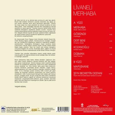 Zülfü Livaneli - Merhaba LP