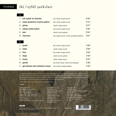Incesaz - Eylül Şarkıları Melihat Gülses LP