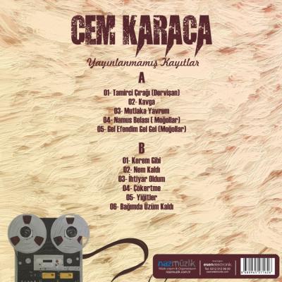 Cem Karaca - Yayınlanmamış Kayıtlar Enstrumantal LP