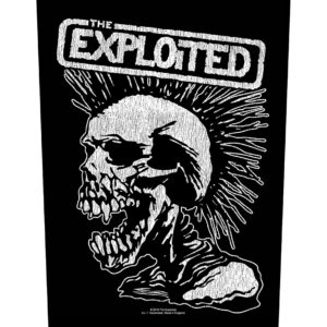 The Exploited - Vintage Skull Backpatch