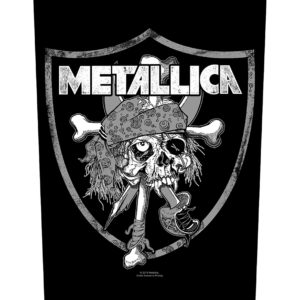 Metallica 'Raiders Skull' Backpatch