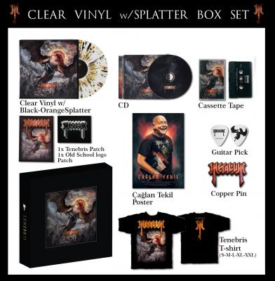 Metalium - Tenebris (Orange&Black Splatter Vinyl) BOXSET  / ÇIKTI! / OUT NOW!