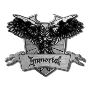 Immortal - Crest Metal Pin Badge
