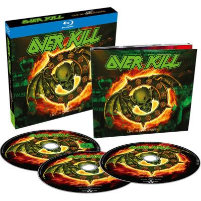 Overkill ‎– Live In Overhausen 2CD + Blu-Ray