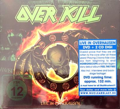 Overkill ‎– Live In Overhausen 2CD + DVD