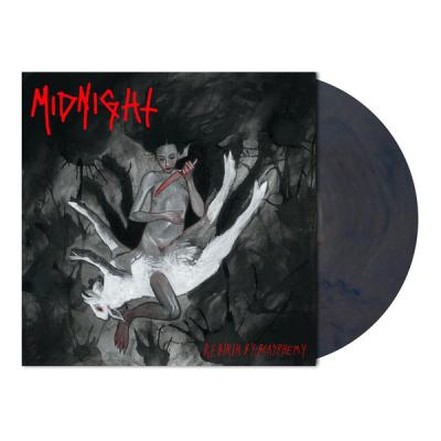 Midnight ‎– Rebirth By Blasphemy (Red / Blue Marbled) LP