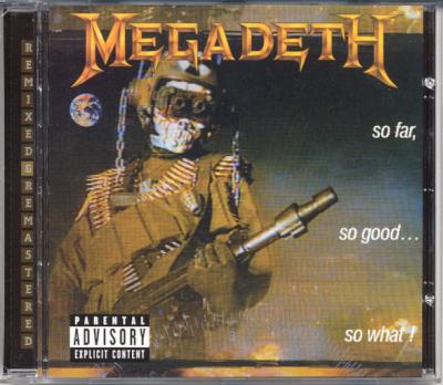 Megadeth ‎– So Far, So Good... So What! CD