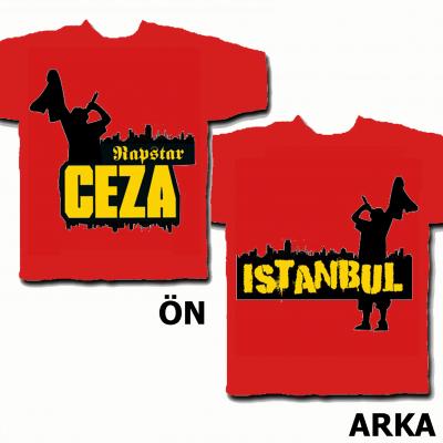 Ceza - Rapstar İstanbul (Kırmızı) T-shirt