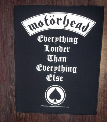 Motörhead - Everything Louder Than Everything Else bacpatch