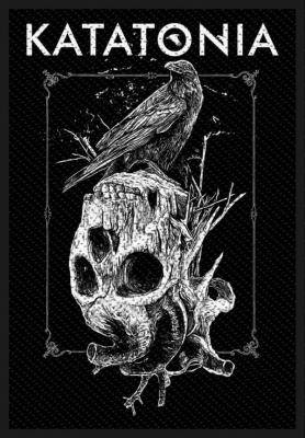 Katatonia 'Crow Skull' Woven Patch