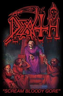 Death 'Scream Bloody Gore' Textile Poster