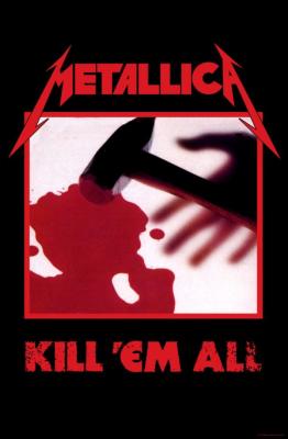 Metallica 'Kill 'Em All' Textile Poster