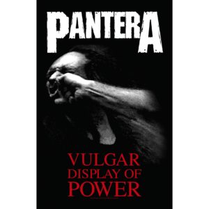 Pantera 'Vulgar Display Of Power' Textile Poster