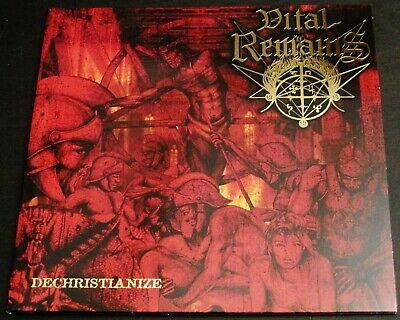 Vital Remains ‎– Dechristianize (Gold/ Red Swirl Vinyl) LP