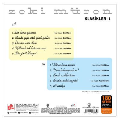 Zeki Müren - Klasikler 1 LP