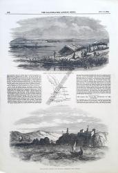 Sketch on the Danube at Giurgevo, opposite Rustchuk - The Black Sea - Battery and Lighthouse- Entrance to the Bosphorus