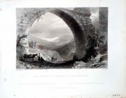 View through the Aqueduct of Baghtche Keui [Bahçeköy, Kemerburgaz]
