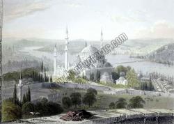 Mosque of Suleimanie from the Seraskier's Tower [
Beyazıt, Yangın Kulesi'nden Süleymaniye Camii ]
