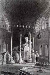 Interior of the Mausoleum of Sultan Solyman [
Sultan Süleyman'ın Türbesi, Süleymaniye Camii
]