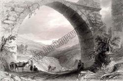 View through the Aqueduct of Baghtche Keui
[Bahçeköy, Kemerburgaz]