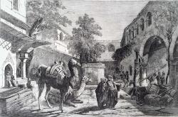 Khan or Inn in Smyrna, from a Drawing by James Robertson