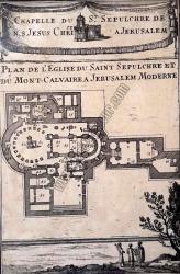 Plan De l'Eglise Du Saint Sepulchre Et Du
Mont-Calvaire a Jerusalem Moderne