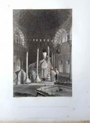 Interior of the Mausoleum of Sultan Solyman [ Sultan Süleyman'ın Türbesi, Süleymaniye Camii ]