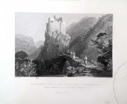 Gothic Castle in a valley near Batroün
