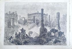 View of the ruins after the great fire at Constantinople [ İstanbul ]