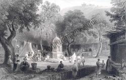Market scene and fountain, Antioch [Antakya]