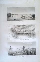 Rade de Kilia - Plan de l'Emplacement d'Abydos et de la Rade de Nagara - Ruines d'Abydos