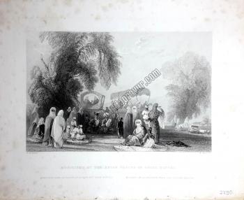 Musicians at the Asian Valley of Sweet Waters, 1838, ( İstanbul, Küçüksu, Musikişinaslar )