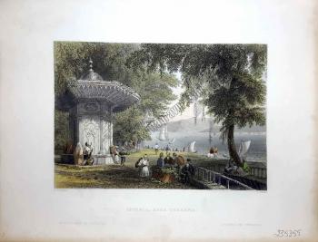 Istenia, near Therapia :  (İstanbul, Boğaziçi, İstinye, Tarabya), 1838