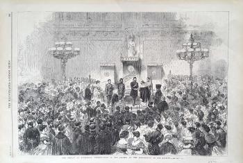 The Sultan at Guildhall: Presentation of the address of the Corporatio