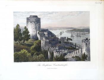 The Bosphorus, Constantinople : (İstanbul, Boğaziçi, Rumeli Hisarı). 1875
