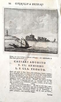Caesari Augusto E. Cl. Annidus L. E. Cla. Fronto [Öreke Taşı, Boğaz'dan Karadeniz'e çıkış]