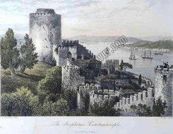 The Bosphorus, Constantinople : (İstanbul, Boğaziçi, Rumeli Hisarı). 1875
