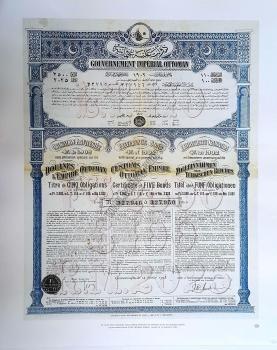 14 Ocak 1903 tarihde ihraç edilmiş hamiline ait Osmanlı devlet borçlanması tahvili