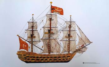 Kapta-ı Derya Küçük Hüseyin Paşa'nın (1792-1803) Kalyonu : The Kalyon (Galleon) of Kaptan-ı Derya (Admiral) Küçük Hüseyin Pasha (1792-1803)