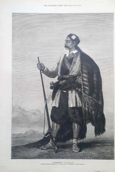 A Montenegrin By Carl Haag. From the Winter Exhibition of the Society 