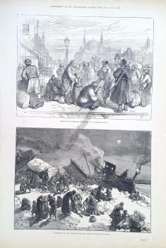 Arrival of Turkish Refugees at Constantinople - Accident on the Adrian