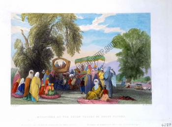 Musicians at the Asian Valley of Sweet Waters, 1838, (İstanbul, Küçüksu, Musikişinaslar))