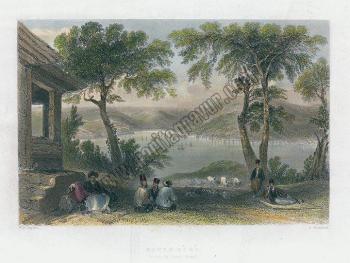 Constantinople, Buyuk-Dere from the Giant's Grave, 1838, (İstanbul, Bü